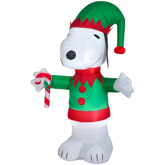 5Ft Airblown� Inflatable Christmas Snoopy Elf By Gemmy Industries | Michaels�
